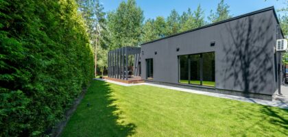 ADU home with green backyard