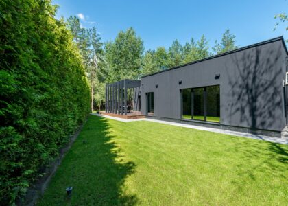 ADU home with green backyard